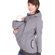 Multifunctional  Kangaroo Hooded Ladies Sweatshirt