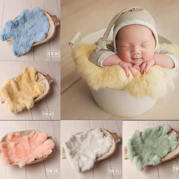 Newborn Photography Props Solid Color Background Blanket