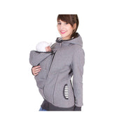 Multifunctional  Kangaroo Hooded Ladies Sweatshirt