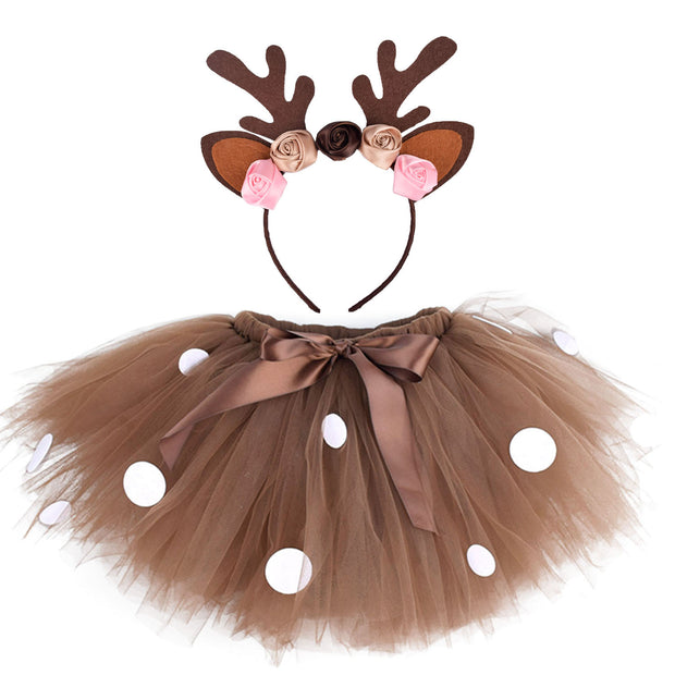 Photography Tutu Skirt Suit Christmas Elk Skirt