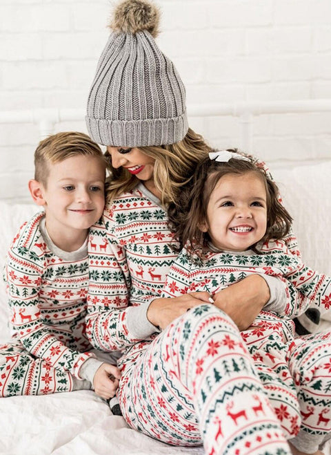 Weihnachten Pyjamas Familie Passenden Neujahr Vater Mutter Kinder Baby Look Kleidung Set Papa Mutter Und Tochter Sohn Pyjamas Outfit