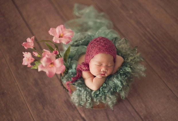 Newborn Photography Mohair Hat Full Moon