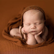 Accesorios de fotografía para recién nacidos Fondos de tela tipo gofre