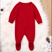 Outfits Weihnachten Familie Passende Pyjamas Männer Frauen Kinder Baby Nachtwäsche Niedlichen Fuchs Muster Säuglingsspielanzug Familie Kleidung Set