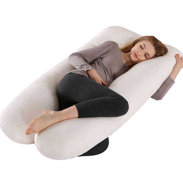 Almohada en forma de U para dormir de lado con patas