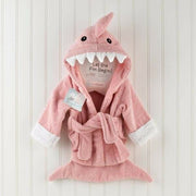 Let the Fin Begin Pink Shark Robe (0–9 m)