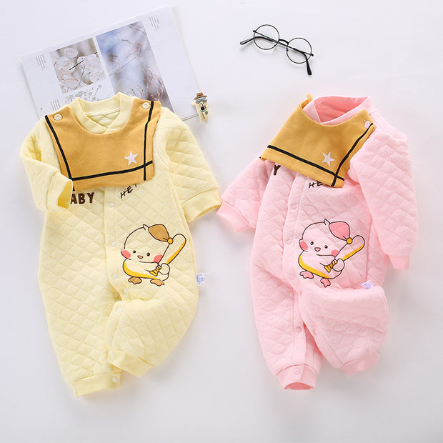 Baby autumn jumpsuit newborn cotton clothes