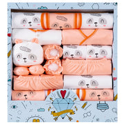 Farbe: Orange, Größe: Neugeborene-A, Stil: – Geschenkbox-Set für Babykleidung aus Baumwolle für Neugeborene