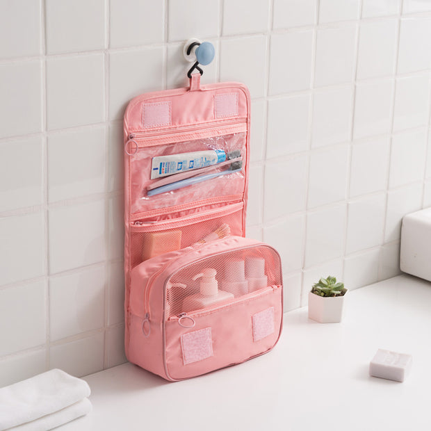 Hanging Toiletry Bag Travel Organizer Wash Make Up Cosmetic Bag Case for Women Men Toiletry Kit Cosm
