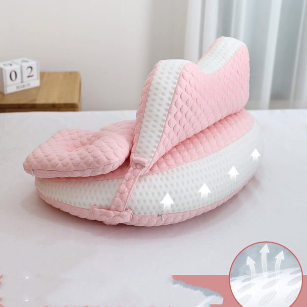 Color: Cindy powder breathable - Pillow Waist Chair, Baby Holding Pad, Sleeping Side