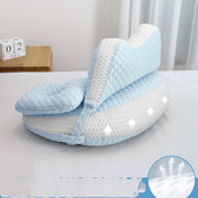 Color: Moro Blue Transpirable - Silla de cintura tipo almohada, almohadilla para sujetar al bebé, lado para dormir
