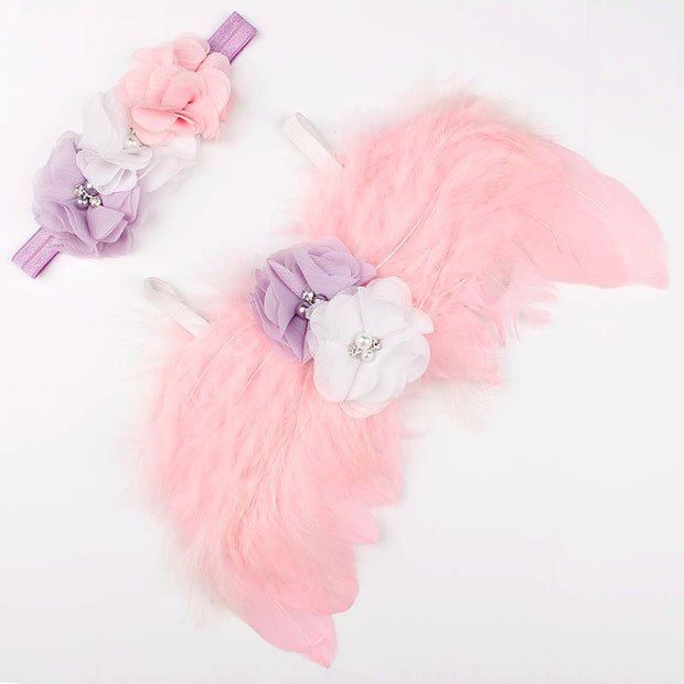 Newborn Photography Accessories Angel Wing Baby Photo Props Handmade Costumes For Infants Fotografia Crochet Costumes For Baby