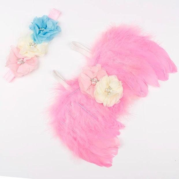 Newborn Photography Accessories Angel Wing Baby Photo Props Handmade Costumes For Infants Fotografia Crochet Costumes For Baby
