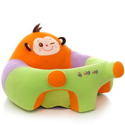 Color: Mono, Tamaño: L - Solo funda para asientos y sofá de bebé Sin relleno Silla para bebé Nido para niños Puff para niños Puf lavable para niños Piel de dibujos animados Niños exclusivos