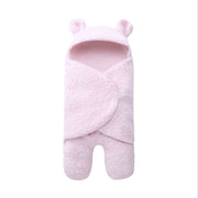 Baby Sleeping Bag Envelope for Newborn Baby Winter Swaddle Blanket - Color: PinkA, style: 61CMX31CM