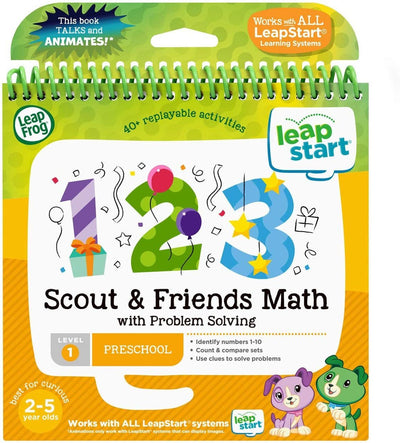 LeapFrog LeapStart Activity Book Scout & Friends Math with Problem Solving