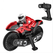 Remote Control Motorcycle Flame Thunder Charging Wireless Stunt Offroad Drift Racing Boy Child Electric Toy Car