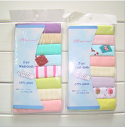 8pcs Pack  Cotton Newborn Baby Towels