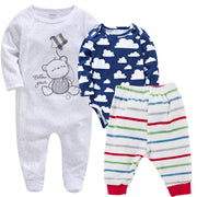 Three-piece Autumn And Winter One-piece Suit For Infants