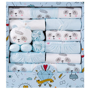 Farbe: Blau, Größe: Neugeborene-A, Stil: – Geschenkbox-Set für Babykleidung aus Baumwolle für Neugeborene