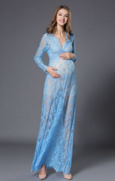 Sexy perspective lace dress, pregnant women's skirts, pregnant women, photographing, maternity, photography and dress