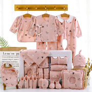 Baby-Vollmond-Geschenk, Baby-Kleidung für Neugeborene, Geschenkbox, 18-teiliges Set, Kleidung für Neugeborene aus gekämmter Baumwolle