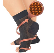 Tamaño: SM, Color: 01 - Calcetines de compresión para tobillo y pie con compresión antifatiga para hombre y mujer