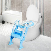 Silla plegable ajustable para asiento de entrenamiento para ir al baño para niños pequeños, azul - Color: azul