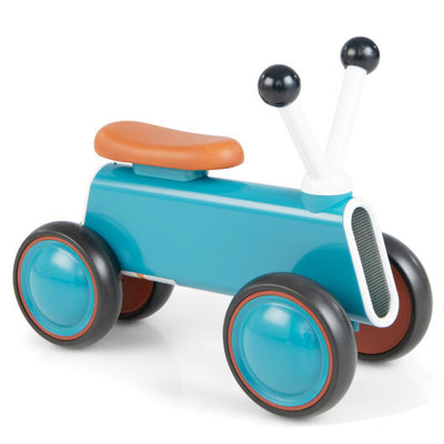 Bicicleta de equilibrio para bebé de 4 ruedas sin pedal-Azul