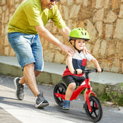 Kids Balance Bike with Rotatable Handlebar and Adjustable Seat Height-Blue