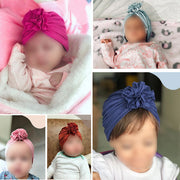 Gorros anudados turbante bebé recién nacido sombrero de hospital algodón suave niños pequeños niña gorro envolvente para la cabeza gorro