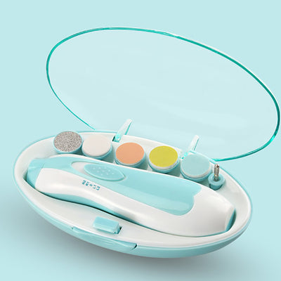 Elektrischer Nagelschneider für Neugeborene, tragbares Nagelpflegeset für Neugeborene, Kleinkinder- und Kinder-Maniküre-Set, Maniküre, leiser Nagelschneider