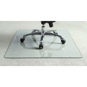 Alfombrilla para silla de vidrio templado resistente de 36 pulgadas