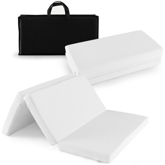 Portable Tri-fold Pack and Play Mattress Pad For Newborn Baby