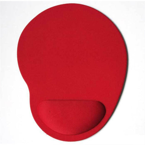 Comfort Wrist Rest Protect Pad Thicken Desk Soft Geometric Mouse Pad Notebook Gaming Pad Rose Red