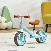 Bicicleta de entrenamiento de equilibrio para niños con manillar y asiento ajustables, azul - Color: azul