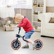 4-in-1 Kids Trike Bike with Adjustable Parent Push Handle and Seat Height-Navy - Color: Navy