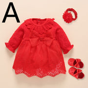 Stil: A, Größe: GRÖSSE 73 – Neugeborenes Kleid Baby Baby Prinzessin Kleid